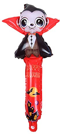 Automatische aufblasbare Luftballons Luftballons Teufel Luftballons Kürbis Halloween Dekorationen Party Stick Sealing Home Decor Roboter Hand (Red, One Size)