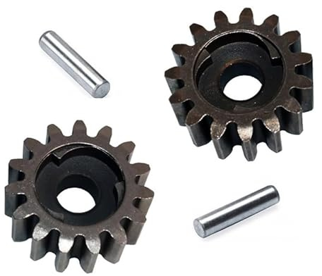 2X Antriebsritzel 15 Zähne R+L +2X Mitnehmerstift kompatibel mit Import Baumarkt Rasenmäher