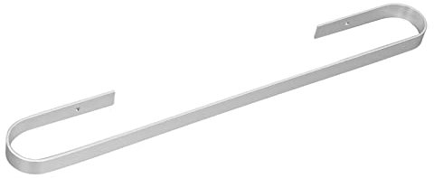 Badetuchstangen, Handtuchhalter, Space Aluminium, Schnell Trocknend, Selbstklebend, Wandmontage, Gebogene Kanten, Handtuchhalter, Badezimmer, Handtuchstangen