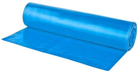 6x LDPE Abfallsack 120 Liter - blau | Müllbeutel, Abfallbeutel, Müllsäcke, Mülltüten | 6 Rollen a 25 Stück/Rolle