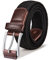 BULLIANT Gürtel Herren, Flechtgürtel Stretchgürtel Geflochten Stoffgürtel Elastischer Gürtel Golfgürtel für Männer Damen,Breite 35mm(Schwarz,105cm/30-34 taille verstellbar)