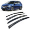 CarJoy Deflettori d'aria per finestrini laterali, compatibili con Fiat Tipo 2015-2024, parapioggia, deflettori adesivi, 4 pezzi