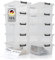 Hausfelder Aufbewahrungsboxen mit Deckel 12 Liter, 10 Stück, Stapelboxen transparent groß (Transparent, 10 x 12 L)