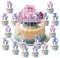 25 Stück Tortendeko,Cake Topper Geburtstag, Muffin Deko, Deko Topper Set für Jungen Mädchen und Kinder Geburtstag Party (Stil 2)