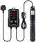 Sgizoku 300W Aquarium Heater with External Temperature Controller LED Digital Dual Display,Submersible Fish Tank Heater with Anti-burning,Overheat Protection,for Fish Tanks up to 250 L