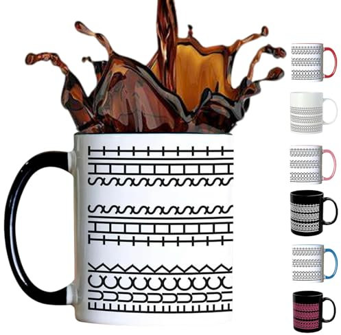 fuck this shit tasse,fuck this shit mug,11oz Coffee Mug with Hidden Message,tasse fuck this shit,fck this sht hidden message coffee mug,Funny Ceramic Gift for Coffee Lovers (B)