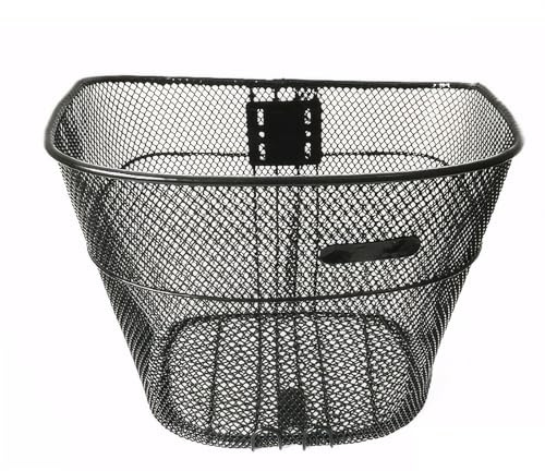 lopituwe Robuster Fahrradkorb aus Edelstahl für den täglichen Gebrauch, geeignet für verschiedene Fahrradtypen, Fahrradkorb aus Metall