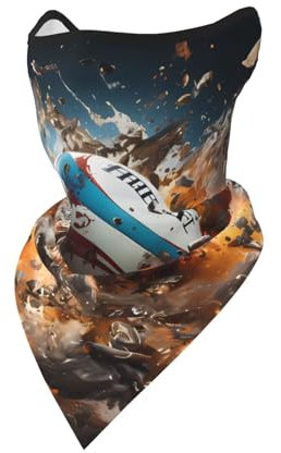 POEZJZW Halstuch, Halstuch, Halstuch, Halstuch, Halstuch, Rugby-Muster