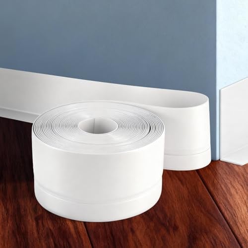 TranRantic Plinthe Souple Autoadhésive, 800cm x 7cm PVC Plinthe Adhesive