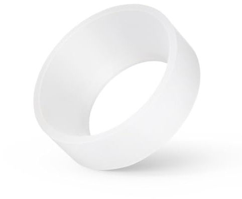 Vilgftyiet Refillable Coffee Capsule Tamper Dosing for RING for Nescafe for Dolce Gusto Coffee Machines, White Plastic Espresso Dosing Funnel