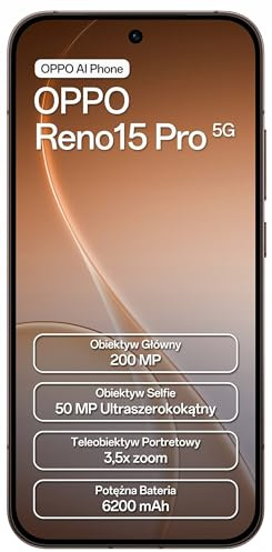 OPPO Reno15 Pro 5G 12GB-512GB (Dusk Black) Dual SIM