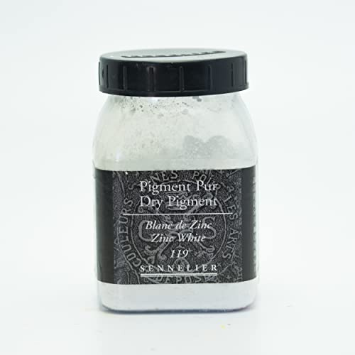 Sennelier PURE Pigment - 119 Zinkweiß, 200 ml