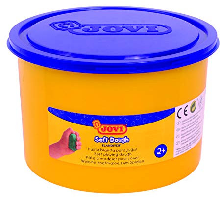 Jovi Blandiver Knete, extra weiche Knetmasse für Kinder ab 2 Jahren, blau, 1 Dose, 460g