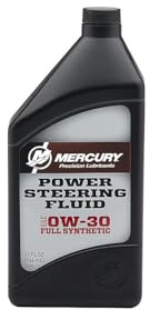 Mercury/Quicksilver 92-858077K01 Synthetic 0W30 Power Trim & Steering Fluid 32 OZ. Qty: 1