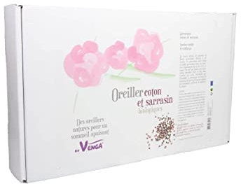Oreiller cervical coton et Sarrasin BIO - Venga