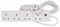 STATUS Multi Plug Extension, 4 Socket Extension Cable, 2m Extension Lead, 4WS2M20