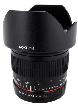 Rokinon 10 mm F2.8 ED AS NCS Ultra-Weitwinkelobjektiv für Fuji X Mount Digitalkameras (10M-FX)