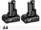Bosch Professional 2 X GBA batteria agli ioni di litio di starter set, 4 AH o della B, 10.8 V, 1 pezzi, 1600z00045