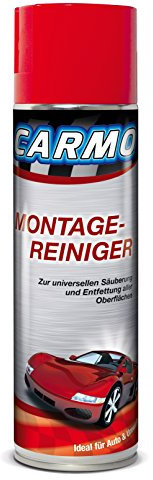 CARMO 1x Montagereiniger | Bremsenreiniger | Acetonfrei | Nicht korrosiv | Hohe Reinigungskraft | Entfernt Öle, Fette, Bremsstaub und eingebrannte Ablagerungen | 500 ml