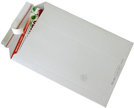 Versandtaschen Vollpappe weiß Karton DIN A3-455x320mm bis 50mm Füllhöhe(PS.105) (75)