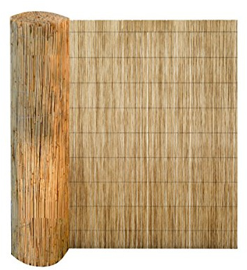 Sichtschutz Schilfrohr 600 cm x 120 cm – Wind- und Sichtschutzmatte für Balkon, Garten & Terrasse, Natur Schilfmatte, Blickdicht, witterungsbeständig, dekorativ & vielseitig einsetzbar