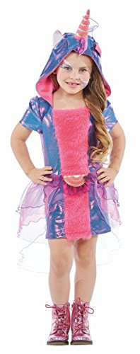 Kinderkostüm Einhorn Gr 128 Kleid lila/pink Mädchen Kostüm Fasching Fantasy