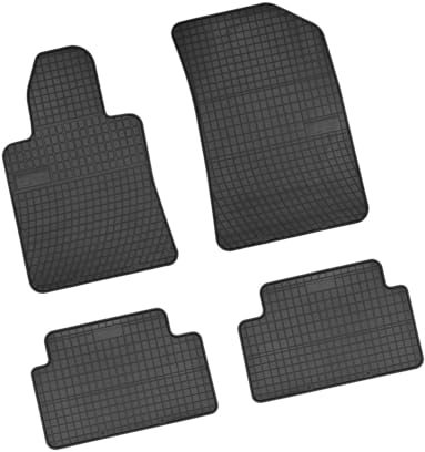 Bär-AfC PE03077 Gummimatten Auto Fußmatten Schwarz, Erhöhter Rand, Set 4-teilig, Passgenau für Peugeot 508 Baujahr 2011 bis 2018 4-TRG. & Kombi SW
