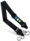 FiNeWaY Adjustable Guitar Strap with Leather Ends, Plectrum/Pick Holder and Shoelace Tie and Peg Aperture Ends