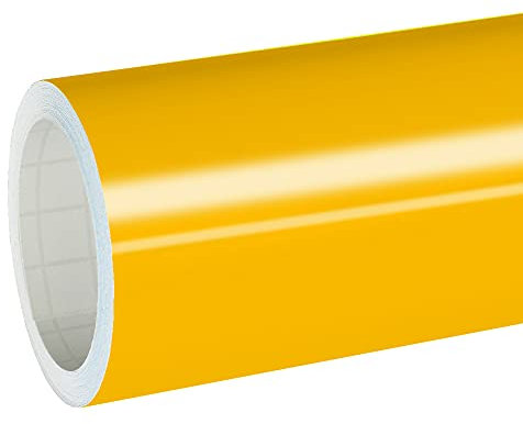 Unbekannt 11€/m² Oracal Plotterfolie Glanz 751c 211 Sonnengelb 31,5 cm Breite gegossene Plotter Möbel-Folie selbstklebend High Performance cast