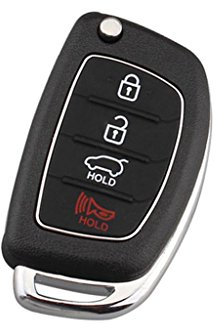 Auto Schlüssel Hülle Gehäuse 4 Tasten Autoschlüssel Cover für Abdeckung Hyundai i10 i20 i30 i35 i40 Genesis