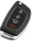 Auto Schlüssel Hülle Gehäuse 4 Tasten Autoschlüssel Cover für Abdeckung Hyundai i10 i20 i30 i35 i40 Genesis