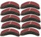 MACHSWON 10 Pack Cloth Sanding Belts (75mm x 533mm, 800 Grit)