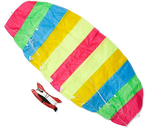 THE TWIDDLERS Großer Drachen, Regenbogen Flugdrachen (120 x 55cm) - Outdoor Spiel & Spielzeug für Kinder, Jungen & Mädchen - Robust & Einfach zu Montieren