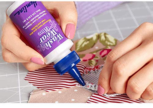 Hemline H805.60 | Wash'n'Wear Fabric/Textile Glue/Adhesive | 60ml