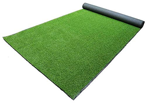 YGLONG Kunstrasenteppich Künstliches Gras Teppich Grüne Gefälschte Synthetische Garten Landschaft Rasenmatte Turfen Gras Matte Fake Synthetische Landschaft Golf Rasen Rasenteppich (Color : A)