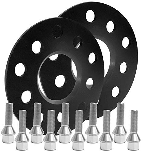 SilverLine by SCC BlackLine Spurverbreiterung 10mm (5mm) mit Schrauben silber 5x120 72,6mm - 10206W-13_M1215KE30S
