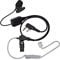 HYSHIKRA Walkie Talkie Earpiece Headset Compatible with Kenwood eSnic Retevis Baofeng UV-5R, Mic/PTT/Wire with Clip, Radio Ear Piece for Security Bodyguard (1 PACK)