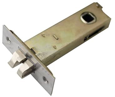 70mm Forked Tubular Mortice Latch with Door Stopper Stainless Steel Door Latch Sprung Lever Door Handles, Forked 70mm