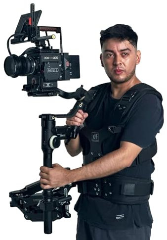 DF DIGITALFOTO Thanos Pro C3II Gimbal Supporto Cardanico Steadicam con Adattatore di Regolazione Dell'angolo, Compatibile con DJI RS2/RSC2/RS3/RS3Pro/RS4/RS4Pro ZHIYUN Crane 3S, Carico utile 5-12,5kg
