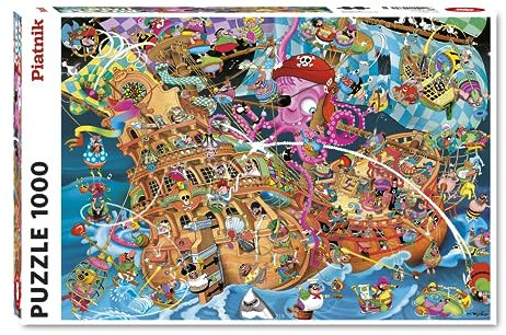 Piatnik 556745 - RJ Crisp - The Pink Pirate, 1000 Teile Puzzle…