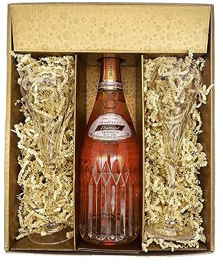 Coffret cadeau Champagne Vranken - Or -1 Rosé - 2 flutes CHEF & SOMMELIER