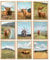 97 DECOR Hochlandkuh Wandkunst – Hochlandkuh Bilder Wanddekoration Bauernhaus, Hochlandkühe Druck Raumdekoration, Western-Yak-Poster, Kunstwerk, Longhorn-Kuh, Foto für Zuhause, Schlafzimmer,