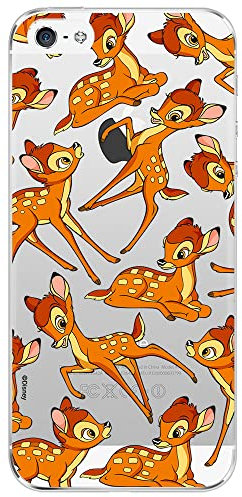 ERT GROUP mobile phone case for Iphone 5/5S/SE original and officially Licensed Disney pattern Bambi 017 optimally adapted to the shape of the mobile phone, partially transparent