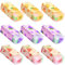 PEAKTOP Radiergummi Kinder, 9 Obst Radiergummis, Fruchtgeschmack Duftender Radiergummi Set, Mitgebsel Kindergeburtstag Posten, Bürobedarf Schreibwaren für Schule, Zuhause, Büro