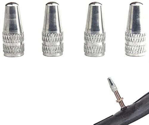 4 St Ventilkappen Fahrrad Französisch Fahrradreifen Ventilkappen Set Ventilkappe Mehrfarbig Eloxiert Aluminium Fahrrad Ventilkappe Fahrrad Reifen Kappen