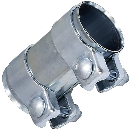 AERZETIX - C66982 - Abrazadera de escape doble - diámetro interior 50mm - compatible con números OE 1K0 253 141A, 1K0 253 141F, 1K0 253 141L, 1K0 253 141R, 2Q0 253 141C