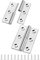 Bisagra extraíble de 3 pulgadas, Bolatus de acero inoxidable 304, bisagra de puerta desmontable, plegable, para zurdos, 2 unidades
