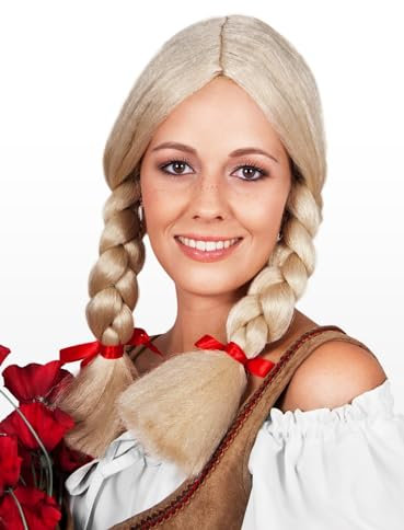 Bayerin Perücke - Kostüm-Zubehör Karneval, Halloween & Motto-Party