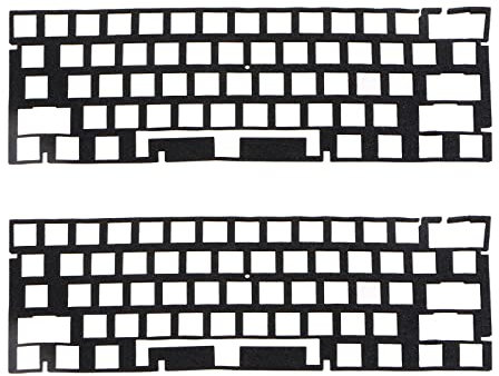 WENGU Lot de 2 amortisseurs sonores en mousse souple pour clavier mécanique à 61 dispositions de 3,5 mm d'épaisseur
