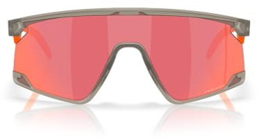 Oakley Oo9280 Bxtr Rechteckige Sonnenbrille, Prizm Trail Torch mit mattgrauer Tinte, 39 mm